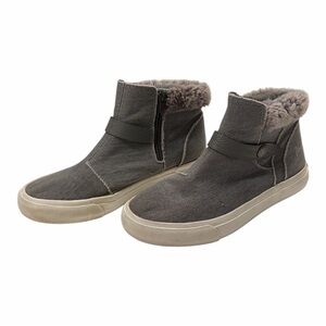 ⭐️ Blowfish Malibu ($100) Cotton Ankle Booties With Faux Fur Trim